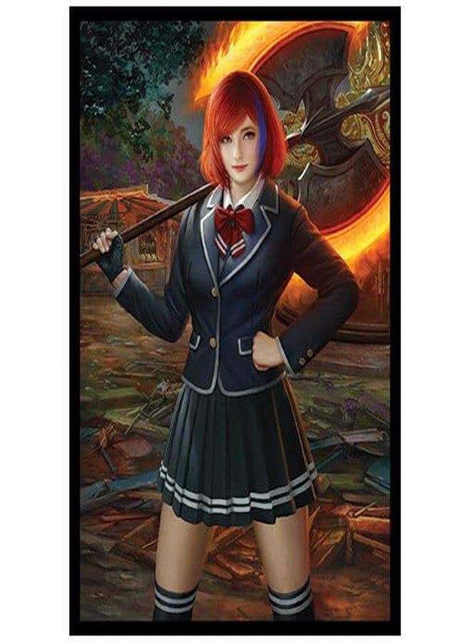 Fantasy North - Elaina - Festival Face Off - 100 Smooth Matte TCG Trading Card Sleeves - Anime - Fits Magic MTG Commander Pokemon and Other Card Games - Playing Card Sleeves - Image 1